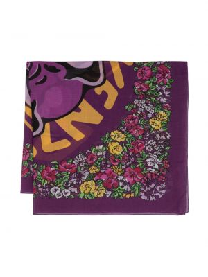Fular cu model floral cu imagine Kenzo violet