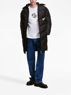 Veste en jean à imprimé Karl Lagerfeld Jeans