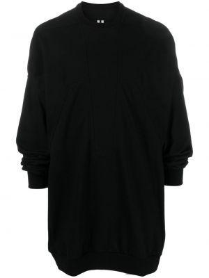 Bavlněný svetr Rick Owens černý