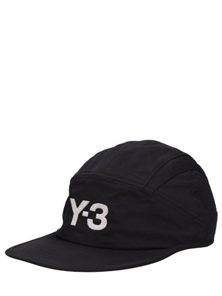 Найлонова шапка с козирки Y-3 черно