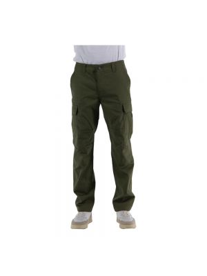 Spodnie sportowe bawełniane slim fit Dickies zielone