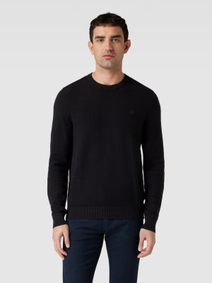 Dzianinowy sweter Lerros czarny