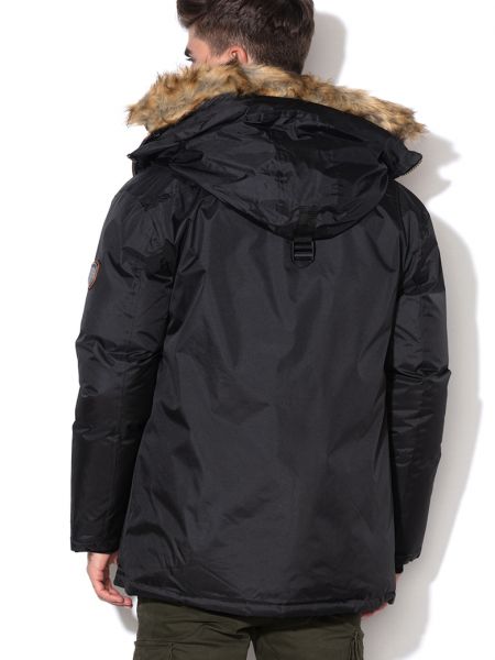 Пуховая куртка Geographical Norway черная