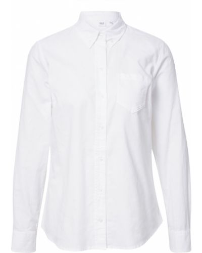Прилепнала блуза с яка Gap бяло
