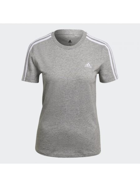 Koszulka slim fit w paski Adidas