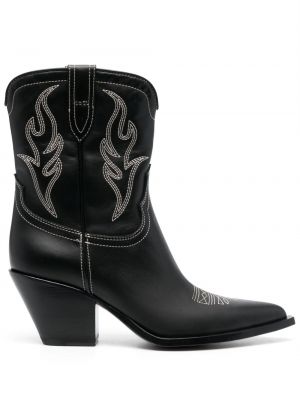 Ankle boots skórzane Sonora czarne