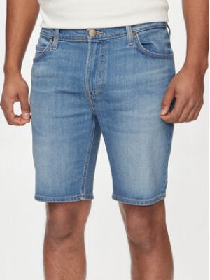 Shorts en jean slim Lee bleu