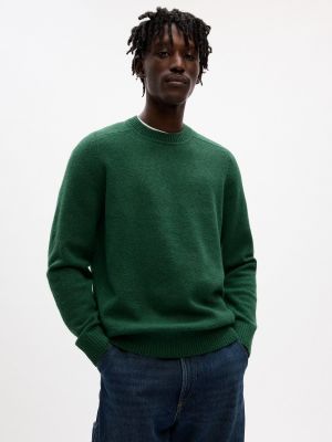 Dzianinowy sweter Gap zielony