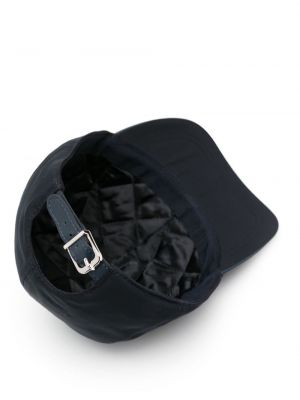 Haftowana czapka z daszkiem Corneliani niebieska