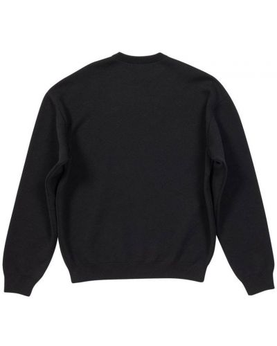 Sweter z okrągłym dekoltem Balenciaga czarny