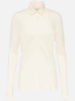 Camicia di lana Gabriela Hearst bianco