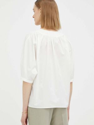 Bluză din bumbac By Malene Birger alb