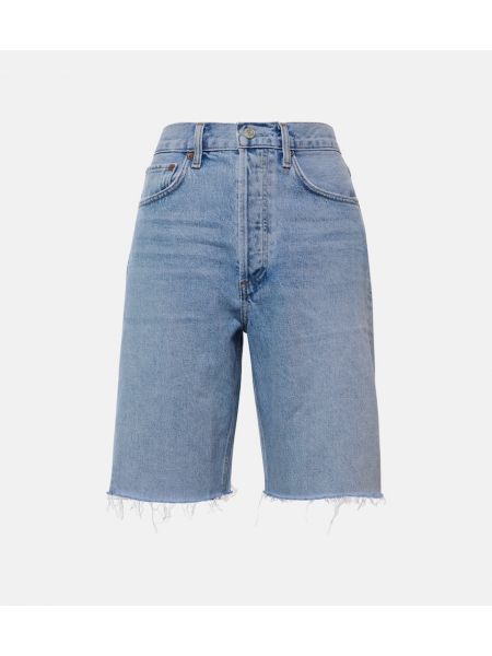 Denimshorts Agolde blå