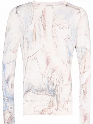 Sweatshirt mit print mit rundem ausschnitt Alexander Mcqueen