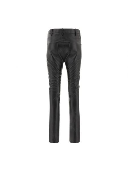 Pantalones rectos elegantes Celine negro