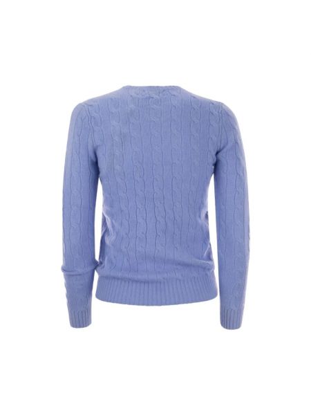 Sweter z kaszmiru Ralph Lauren niebieski