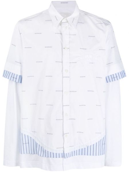 Βαμβακερό πουκάμισο με σχέδιο Givenchy