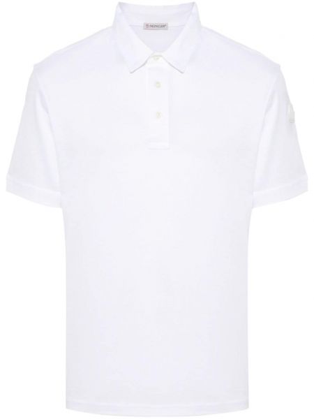 Poloshirt aus baumwoll Moncler weiß