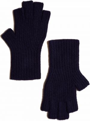Rękawiczki bez palców Khaite, niebieski