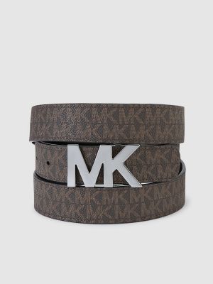 Cinturón de cuero Michael Kors marrón