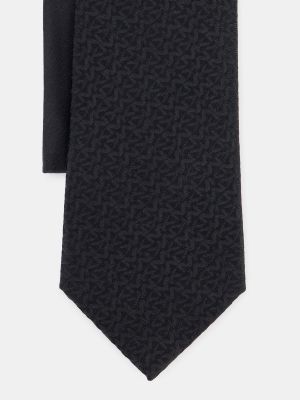 Шелковый галстук Michael Kors черный