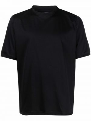 T-shirt à col montant Kiton noir