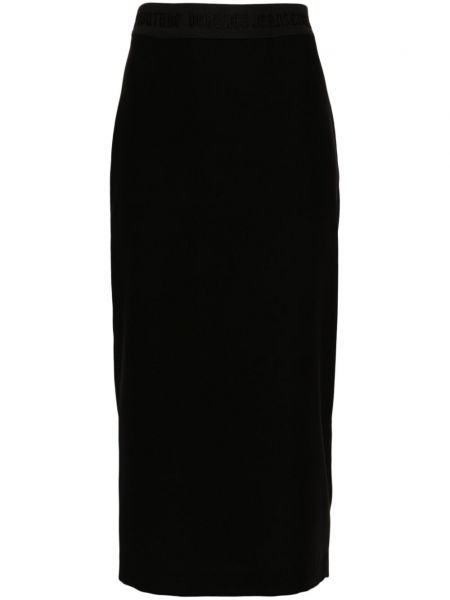 Φούστα τζιν Versace Jeans Couture μαύρο