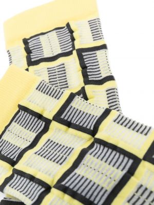Ponožky s potiskem s abstraktním vzorem Henrik Vibskov