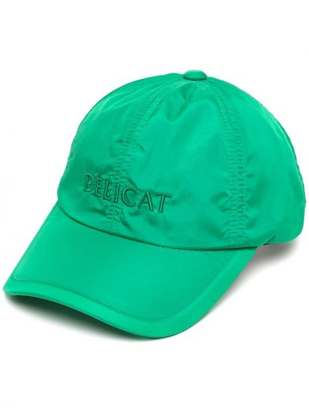 Haftowana czapka z daszkiem Juun.j zielona