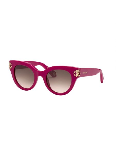 Okulary przeciwsłoneczne Roberto Cavalli różowe