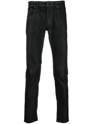 Slim fit skinny fit-jeans Salvatore Santoro svart