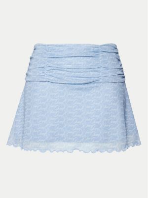 Mini sijonas slim fit Juicy Couture mėlyna