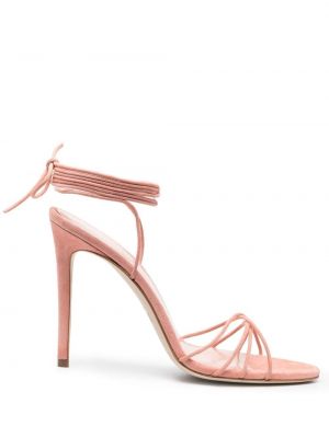Pantofi cu șireturi din dantelă Paris Texas roz