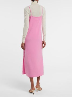 Μίντι φόρεμα κασμίρ Jardin Des Orangers ροζ