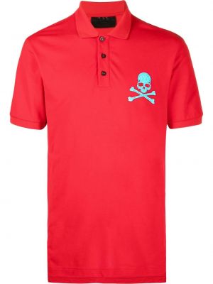 Polo majica Philipp Plein crvena
