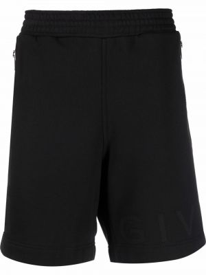 Bomull shorts Givenchy svart