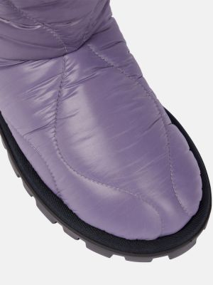 Gumijasti škornji iz najlona Miu Miu vijolična