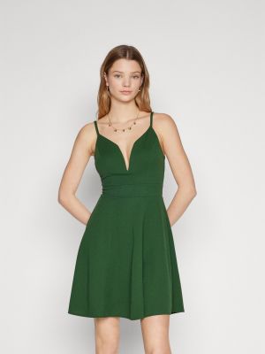 Платье из джерси Wal G зеленое