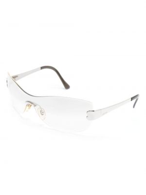 Sluneční brýle Moschino Pre-owned stříbrné