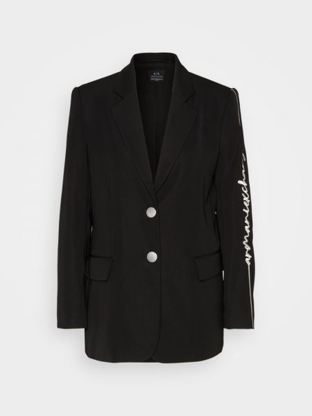 Krótki płaszcz Armani Exchange czarny