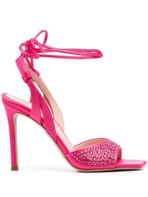 Sandale mit kristallen Liu Jo pink