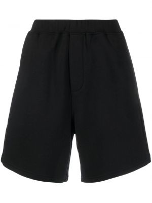 Shorts de sport plissées Dsquared2 noir