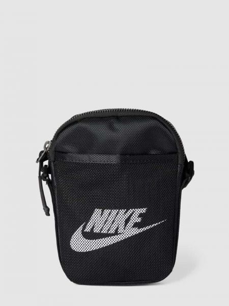 Czarna torba na ramię z nadrukiem Nike