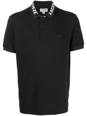 Polo marškinėliai Lacoste juoda