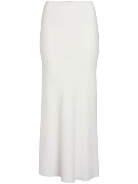 Krepové dlouhá sukně Giambattista Valli bílé