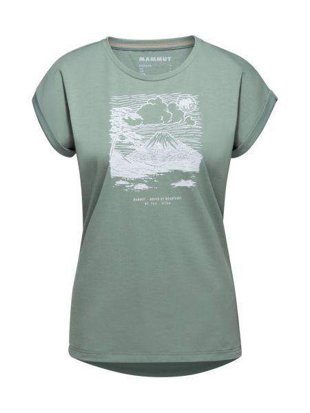 Koszulka z nadrukiem Mammut zielona
