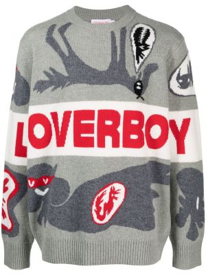 Pull en tricot col rond Charles Jeffrey Loverboy