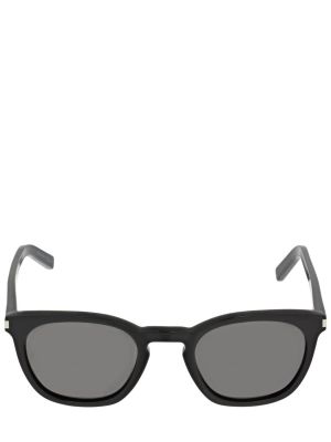 Slim fit sončna očala Saint Laurent črna