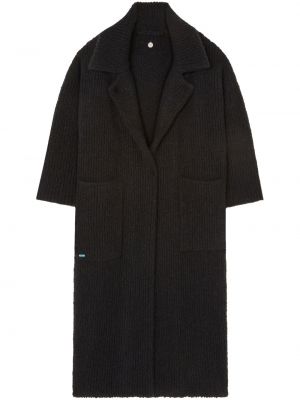 Плетено палто Alanui черно