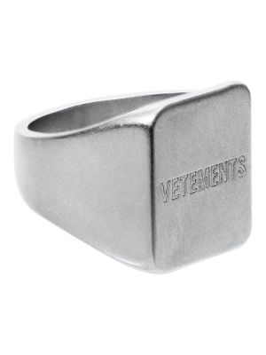 Кольцо Vetements серебряное